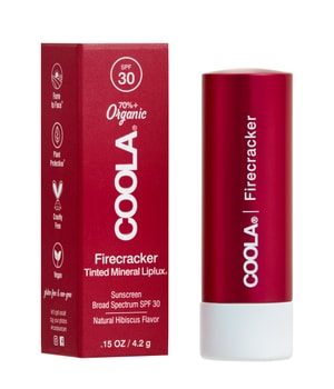 Coola, Coola - Mineral Liplux Getönter Lippenbalsam SPF30 - Firecracker, One Size, Rosa Himbeere