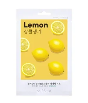 Missha, Missha - Airy Fit Sheet Mask Lemon, 1 Stück, Multicolor