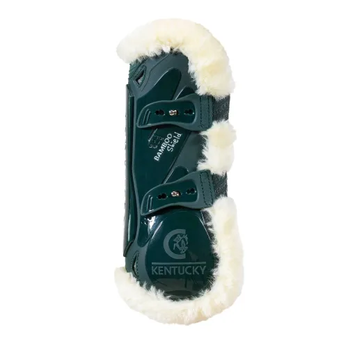 Kentucky Horsewear, Kentucky Horsewear Lammfell Gamaschen Bamboo Elastik