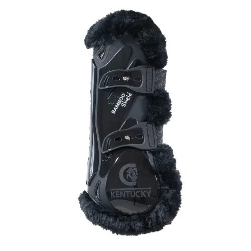 Kentucky Horsewear, Kentucky Horsewear Lammfell Gamaschen Bamboo Elastik