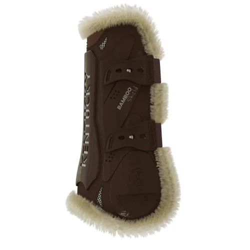 Kentucky Horsewear, Kentucky Horsewear Lammfell Gamaschen Bamboo Elastik