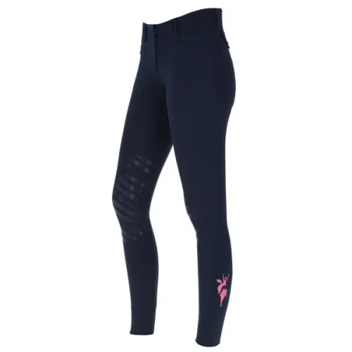 Covalliero, Covalliero Janne x PinkRibbon Kniegrip Reithose Damen