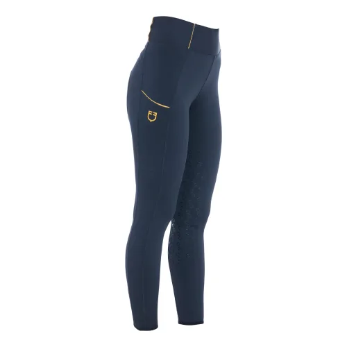 Equestro, Equestro Slim Fit High Waist Vollgrip Reitleggings Damen