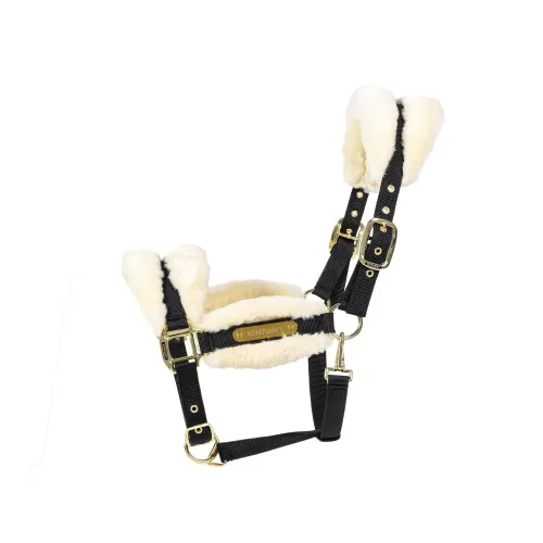 Kentucky Horsewear, Kentucky Horsewear Nylon Sheepskin Halfter soft