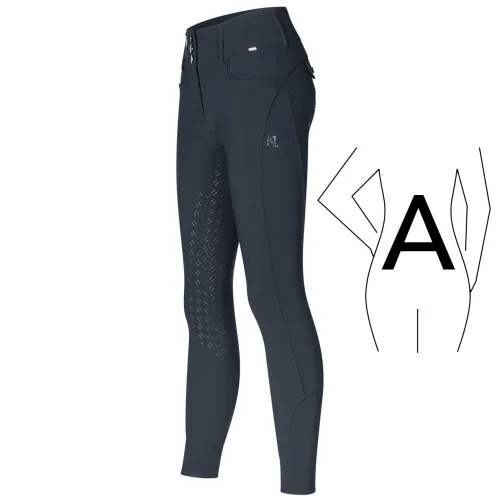 Kingsland, Kingsland KLKimi Mid Waist Vollgrip AShape Reithose Damen
