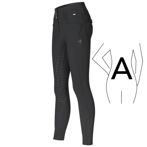 Kingsland, Kingsland KLKimi Mid Waist Vollgrip AShape Reithose Damen