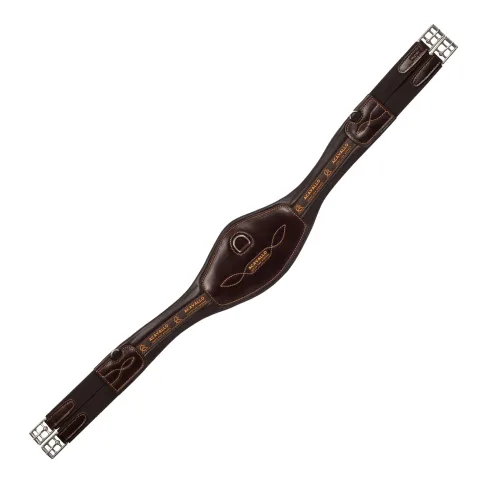 Acavallo, Acavallo Anatomischer Langgurt Kalbsleder  Nylon