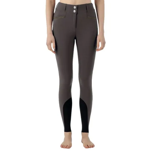 Equiline, Equiline Crystalef Vollgrip Reithose mit hoher Taille für Damen