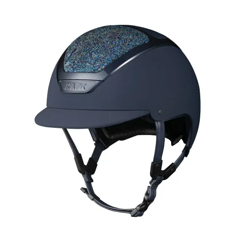 KASK, Kask Dogma Chrome Swarowski Midnight Reithelm inkl. Liner