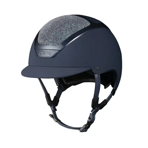 KASK, Kask Dogma Chrome Swarowski Midnight Reithelm inkl. Liner