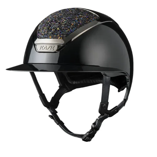 KASK, Kask Star Lady Pure Shine Swarowski Midnight Reithelm inkl. Liner