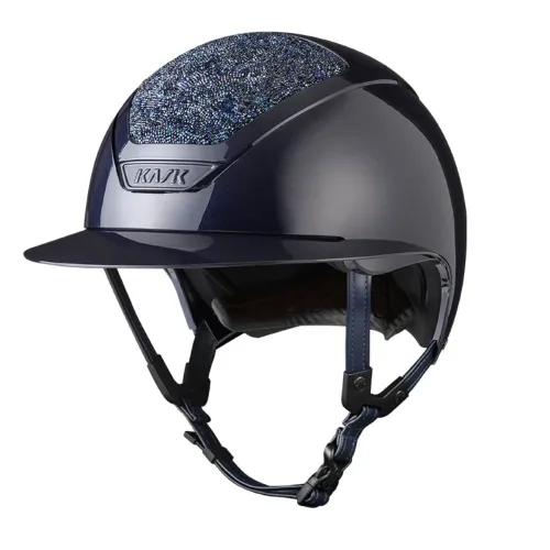 KASK, Kask Star Lady Pure Shine Swarowski Midnight Reithelm inkl. Liner