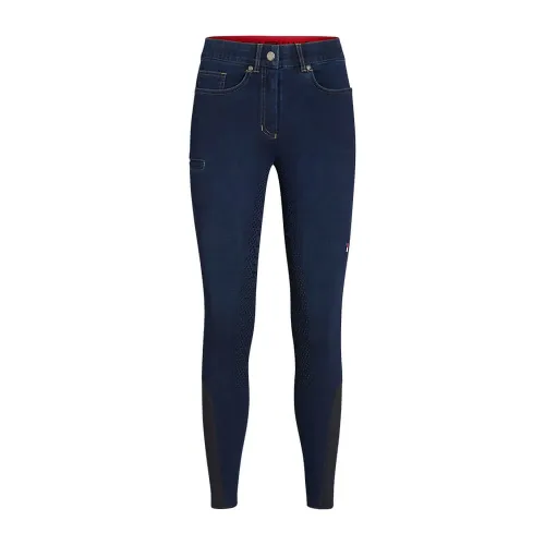 Tommy Hilfiger Equestrian Hope Denim Vollgrip Reithose Damen