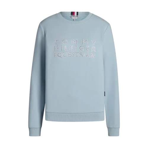 Tommy Hilfiger Equestrian, Tommy Hilfiger Equestrian Belair Rhinestone Sweatshirt Damen