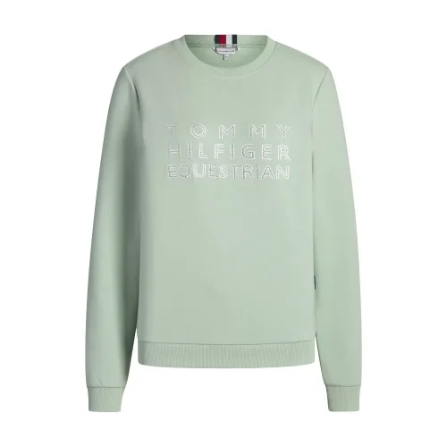 Tommy Hilfiger Equestrian, Tommy Hilfiger Equestrian Belair Rhinestone Sweatshirt Damen