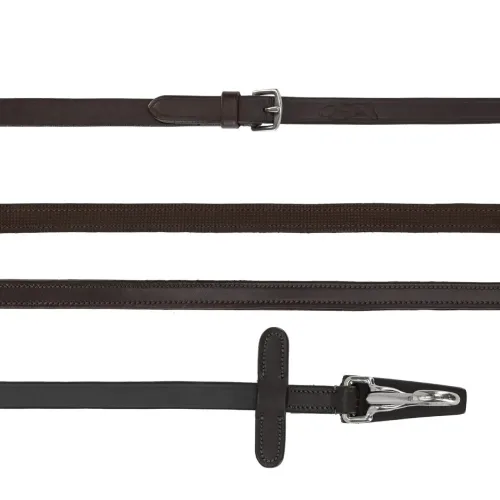QHP Zügel mit Gummiunterseite mit Clip