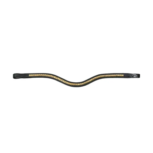 Dyon, Dyon Stirnriemen Brass Clincher Vförmig geschwungen New English Collection