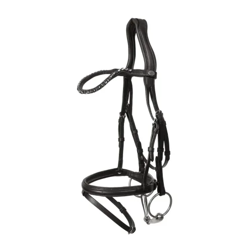 Dyon, Dyon Trensenzaum mit Mittelbreitem Sperrriemen aus Weichem Leder