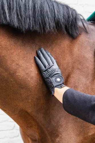 Kentucky Horsewear, Kentucky Horsewear Reithandschuhe mit Grip,Glitzer und Echsenmuster