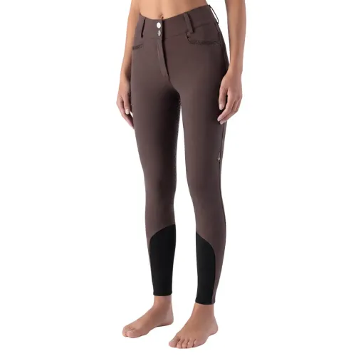 Equiline, Equiline EQCRYSTALEF Vollgrip Reithose mit hoher Taille Damen