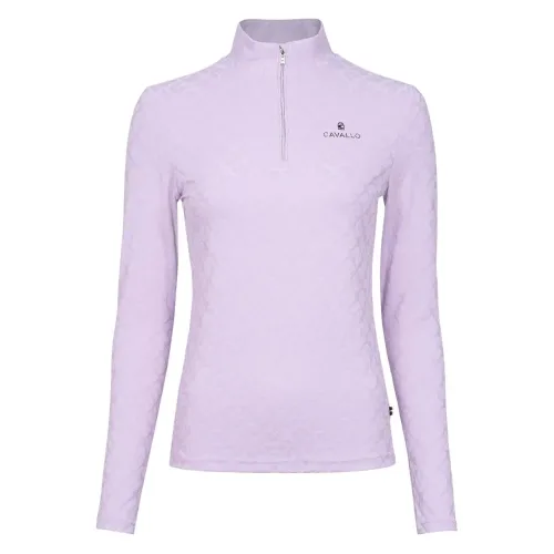Cavallo CAVALDARSHA Jaquard Stehkragenshirt mit Reißverschluss Damen