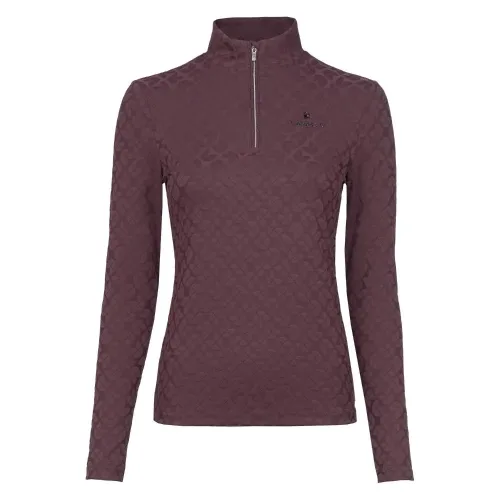 Cavallo, Cavallo CAVALDARSHA Jaquard Stehkragenshirt mit Reißverschluss Damen