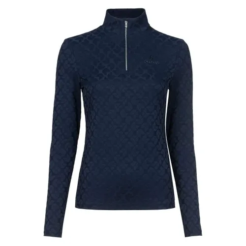 Cavallo, Cavallo CAVALDARSHA Jaquard Stehkragenshirt mit Reißverschluss Damen