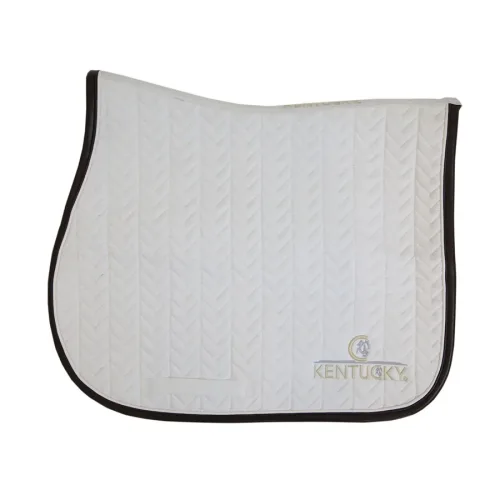 Kentucky Horsewear, Kentucky Horsewear Leather Fishbone Schabracken Jumping