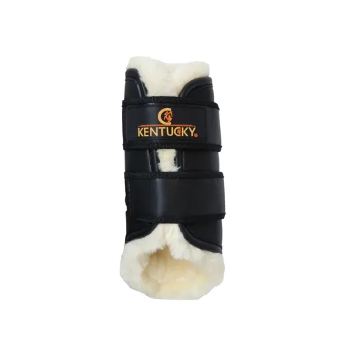 Kentucky Horsewear, Kentucky Horsewear Kunstleder ArbeitsDressurgamasche vorne