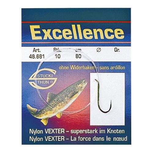 Stucki Fishing, Stucki Fishing Excellence - Haken geleimt - ohne Widerhaken