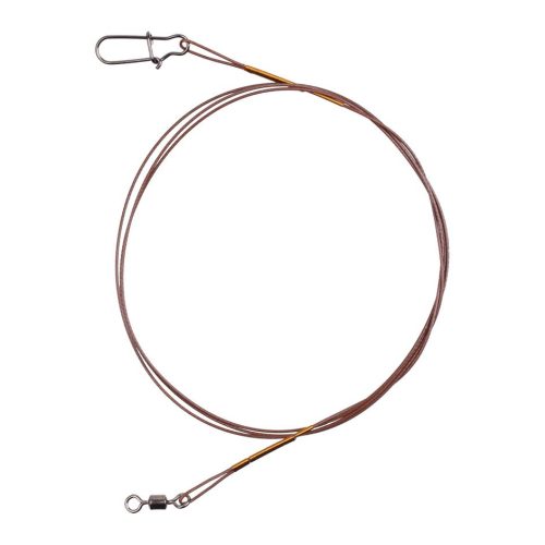 Stucki Fishing, Stucki Fishing Steel Leader with Swivel/Snap 7x7 45cm 3Stk.- Stahlvorfach