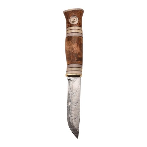 Karesuando - Damasteel Nordic Light - Jagdmesser mit Lederscheide