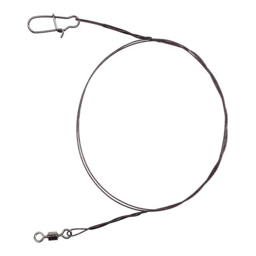 Stucki Fishing, Stucki Fishing Japan Steel Leader with Swivel/Snap 7x7 45cm 3Stk.- Stahlvorfach