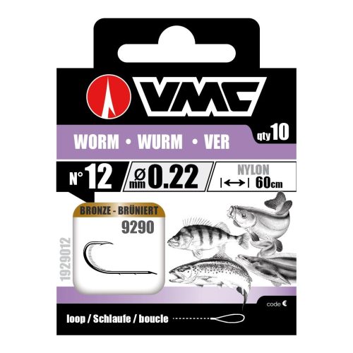 VMC, VMC Wurm Nylon - gebundene Haken