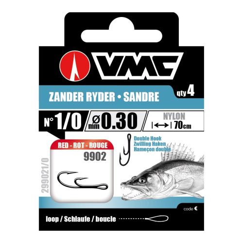 VMC, VMC Zander Ryder Nylon - gebundene Haken