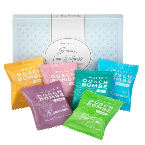 Waltz 7, Waltz 7 Duschwellness Probierset mit 6 Duschbomben (1 Stk)
