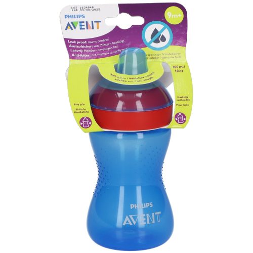 Avent, Avent - Trinklernflasche, 9M, Blau