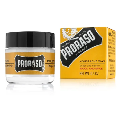 undefined, Proraso Yellow Line Bartwachs Wood & Spice 15 ml