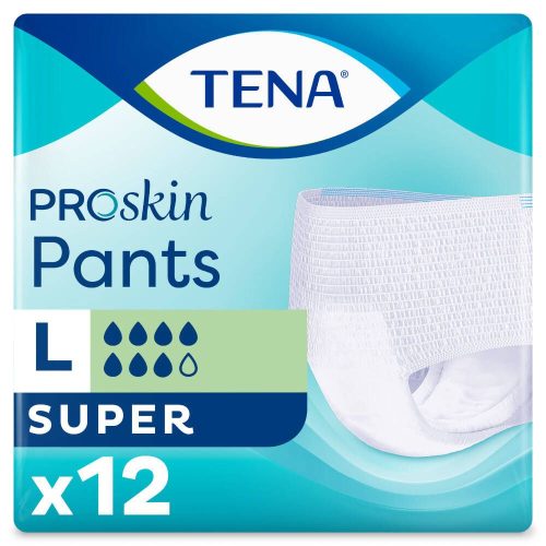 Tena, TENA ProSkin Pants Super, Grösse L, Hüftumfang 100-135cm (12 Stk)