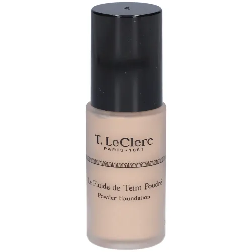 T.LeClerc, T.LeClerc Powdery Complexion Fluid Creme Foundation 30 ml Nr. 02 - Clair Rosé Mat