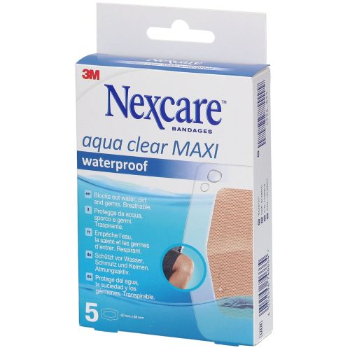 3M Nexcare, 3M Nexcare Aqua Clear Maxi waterproof 60x88mm (5 Stk)