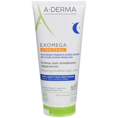 A-DERMA, A-Derma Exomega Control Nachtcreme 200 ml
