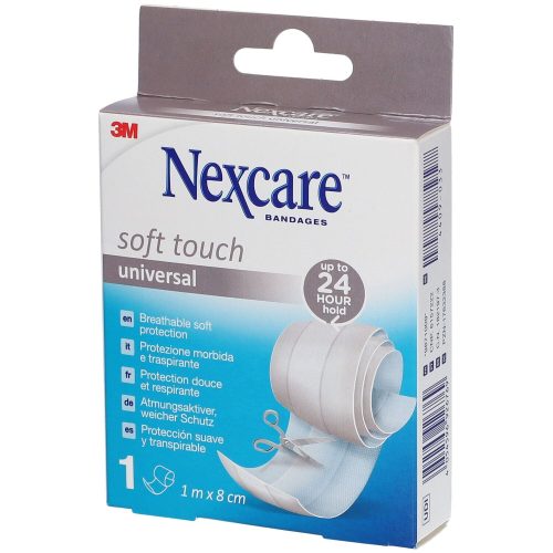 3M Nexcare, 3M Nexcare Soft Touch universal Band 1mx8cm (1 Stk)