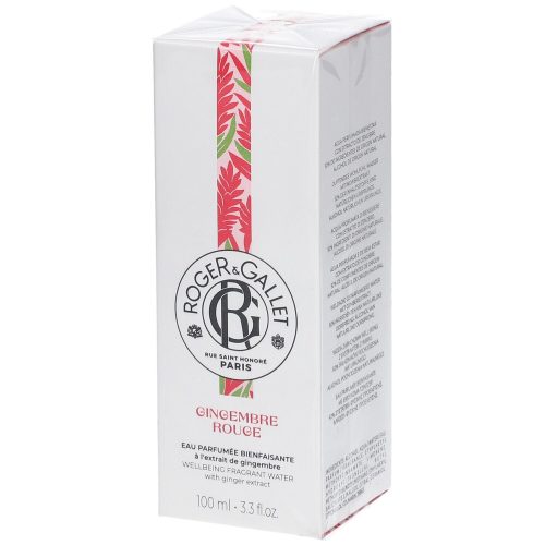 Roger & Gallet, Roger & Gallet - Duftendes Wohlfühl-Wasser, Gingembre rouge eau parfumee Duftendes Wohlfühl-Wasser, 100  ml, Weiss