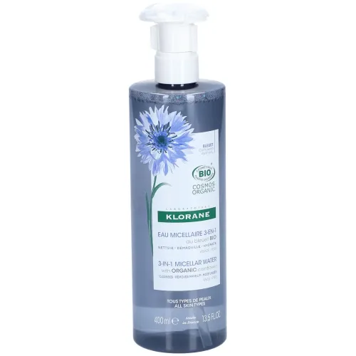 KLORANE, KLORANE - Mizellenlotion 3-in-1, Bio-Kornblume, 400 ml