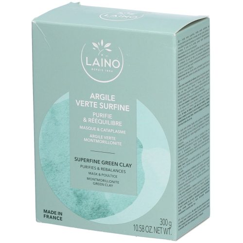 LAINO, LAINO Grüne feine Tonerde, 100% natürlich (300g)