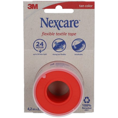 3M Nexcare, 3M Nexcare Flexible Textile Tape, 4.2mx25mm Rolle (1 Stk)