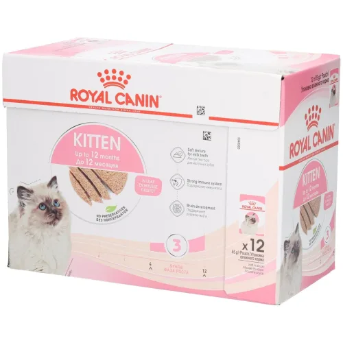 Royal Canin, Royal Canin Kitten Mousse - Sparpaket: 96 x 85 g