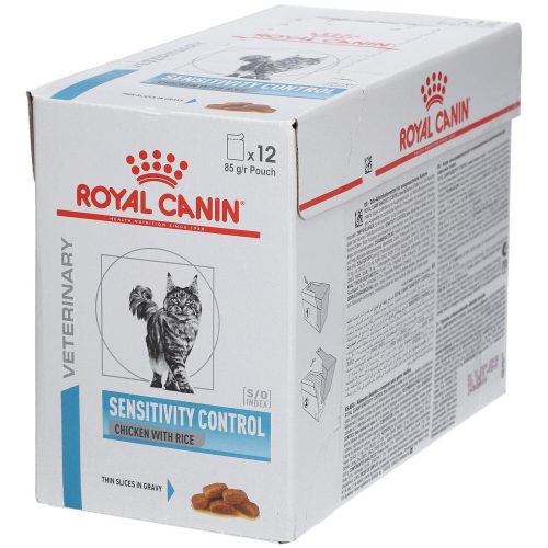Royal Canin, ROYAL CANIN Veterinary Sensitivity Control Huhn mit Reis, feine Stückchen in Soße 12x85 g