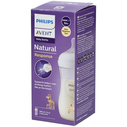 PHILIPS AVENT, Babyflasche Natural Response, 260ml, ab 1M